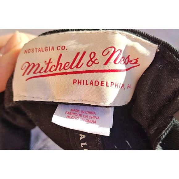 Mitchell & Ness x Uninterrupted Black Boston Celtics Logo Snapback Hat NBA Tatum - Picture 6 of 10